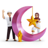 ramadan decoration emoji 3d