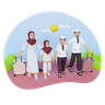 islamic family emoji 3d