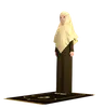Muslim Female in Itidal Pose