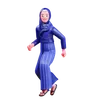Muslim Female jumping in air