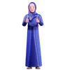 Muslim Female showing thumb up