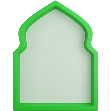 Muslimisches Fensterornament  3D Icon