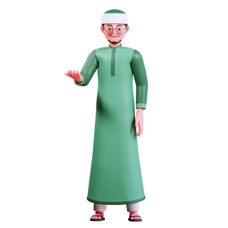 Muslim Male  3D Icon