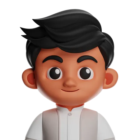Muslim Man  3D Icon