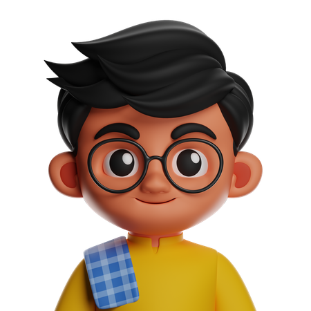 Muslim Man  3D Icon