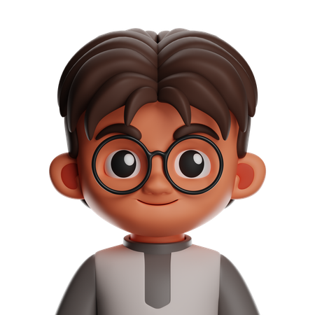 Muslim Man  3D Icon