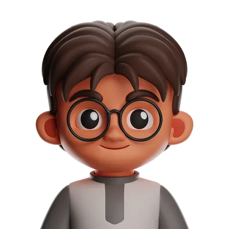 Muslim Man  3D Icon