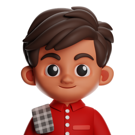 Muslim Man  3D Icon