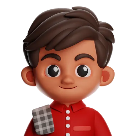 Muslim Man  3D Icon