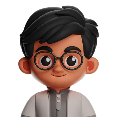 Muslim Man  3D Icon