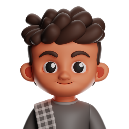 Muslim Man  3D Icon