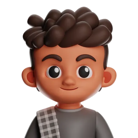Muslim Man  3D Icon