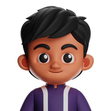 Muslim Man  3D Icon