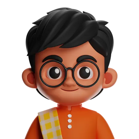 Muslim Man  3D Icon