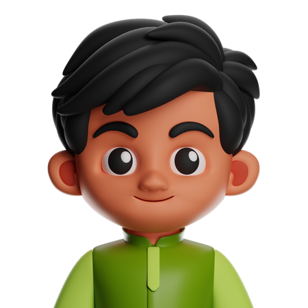 Muslim Man  3D Icon