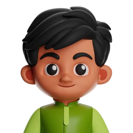 Muslim Man  3D Icon