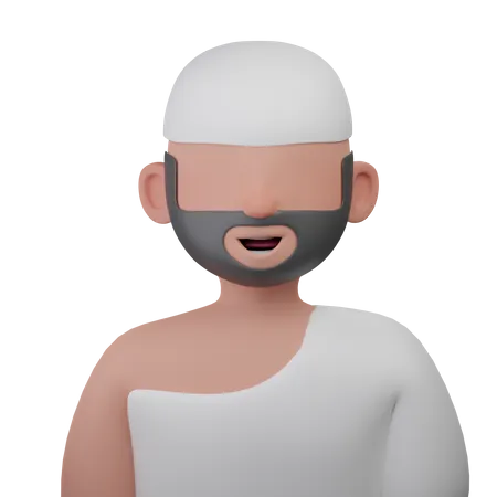 Muslim Man  3D Icon