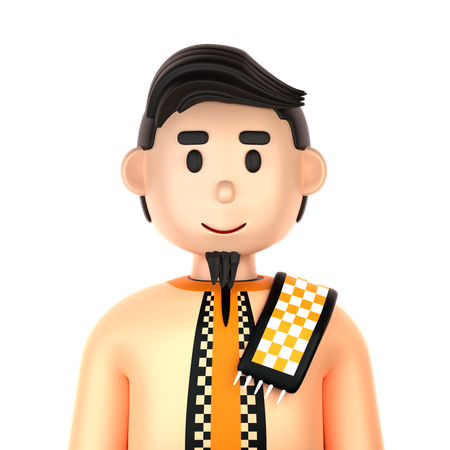 Muslim Man  3D Icon