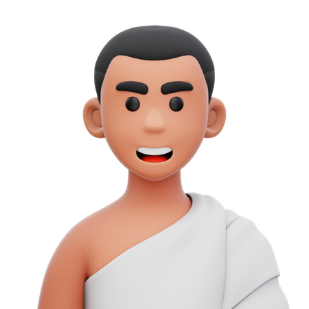 Muslim Man  3D Icon
