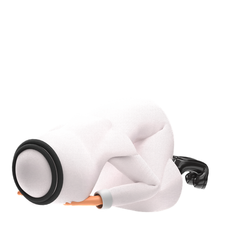 Muslim man giving praying pose  3D Illustration