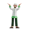 Muslim Man Lifting Object