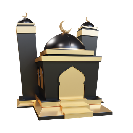 Muslim Mosque  3D Illustration