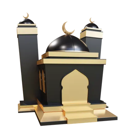 Muslim Mosque  3D Illustration