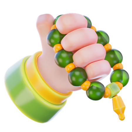 Muslim Prayer Beads  3D Icon