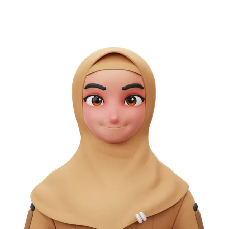 Muslim Teacher  3D Icon