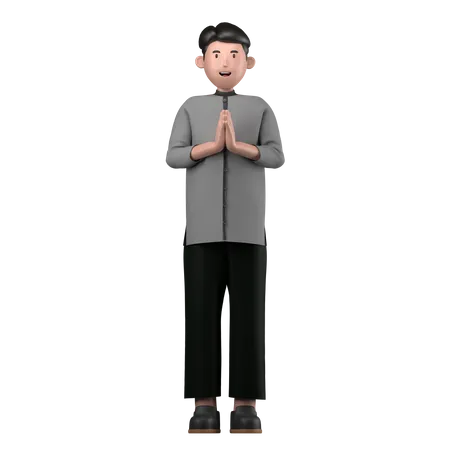Muslim teacher  3D Icon