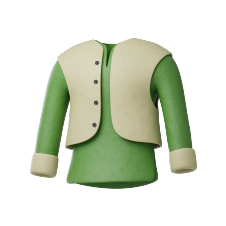 Muslim Wear  3D Icon