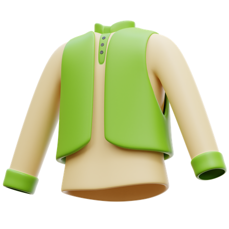 Muslim Wear  3D Illustration