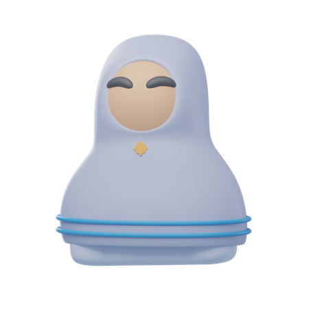 Muslim Woman  3D Icon