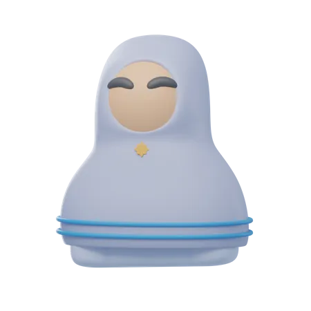 Muslim Woman  3D Icon