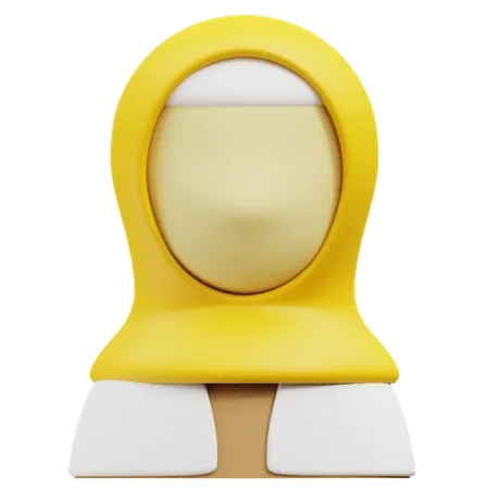 Muslim Woman  3D Icon