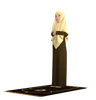 Muslim woman in Iftitah pose
