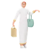 Muslim Woman Shopping
