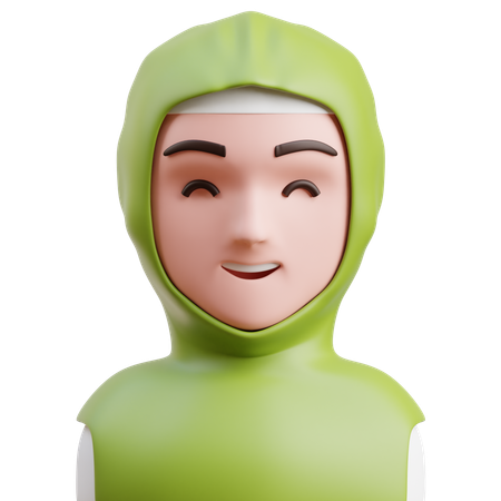 Muslim Women  3D Icon