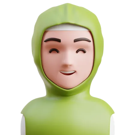 Muslim Women  3D Icon