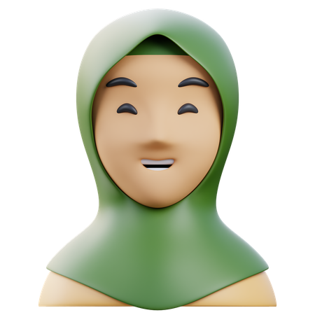 Muslimah  3D Icon