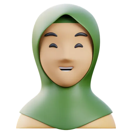 Muslimah  3D Icon