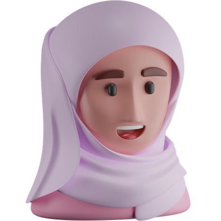 Muslimah  3D Icon