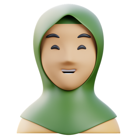 Muslimah  3D Icon