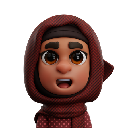 Muslimische Frau  3D Icon