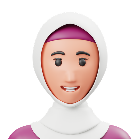 Muslimische Frau  3D Icon