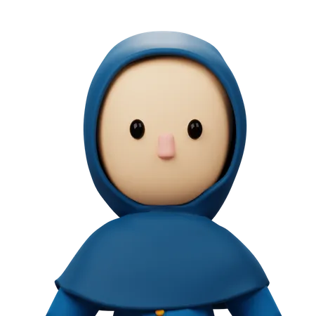 Muslimische Frau  3D Icon