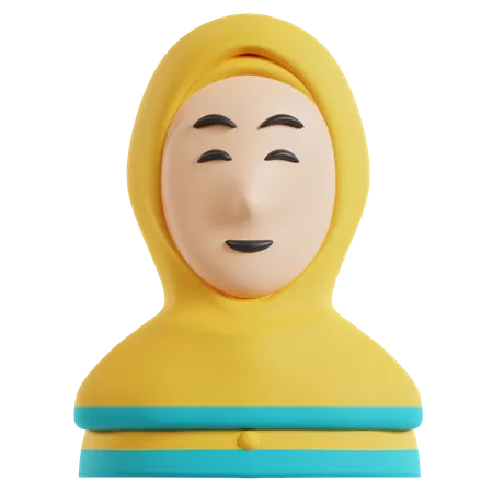 Muslimische Frau  3D Icon