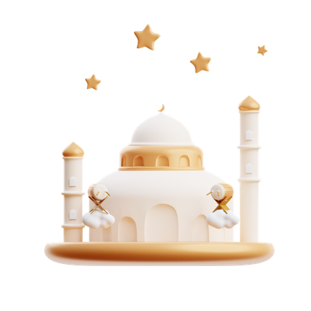 Muslimische Moschee  3D Illustration