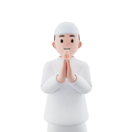 Muslimischer Junge  3D Icon