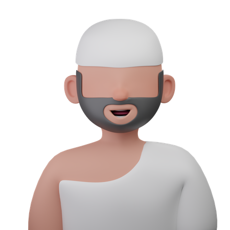 Muslimischer Mann  3D Icon